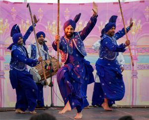 Bhangra performance