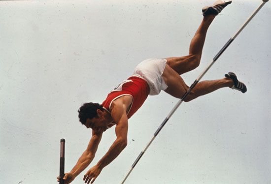 Wolfgang Nordwig at the Mexico City 1968 Olympic Games