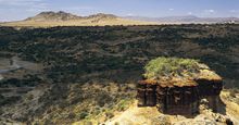 Olduvai Gorge or Olduwai Gorge, Tanzania, Africa (eastern Serengeti Plain) Where fossil remains of more than 60 hominins provides the most continuous known record of human evolution. Mary Leakey and Louis Leakey made discoveries here. Archaeology