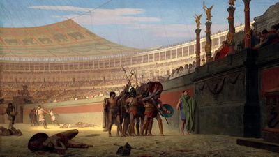 Gérôme, Jean-Léon: Ave Caesar! Morituri Te Salutant (Hail Caesar! We Who Are About to Die Salute You)