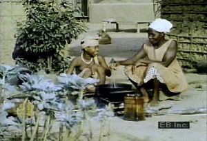 Follow an Ethiopian community churning butter, dyeing cloth, and harvesting subsistent crops