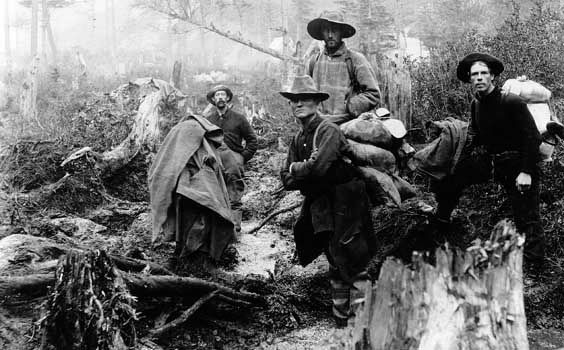 Yukon: Klondike
prospectors, 1897