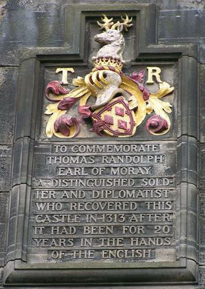 earl of Moray and Edinburgh Castle