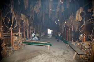 Longhouse interior
