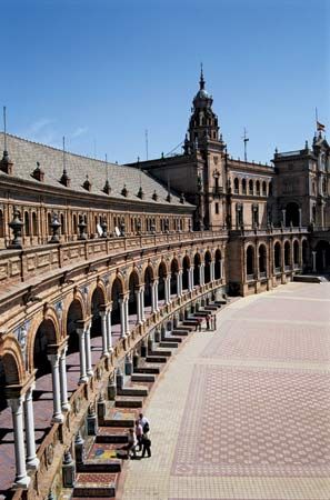 Sevilla, Spain: Plaza de España