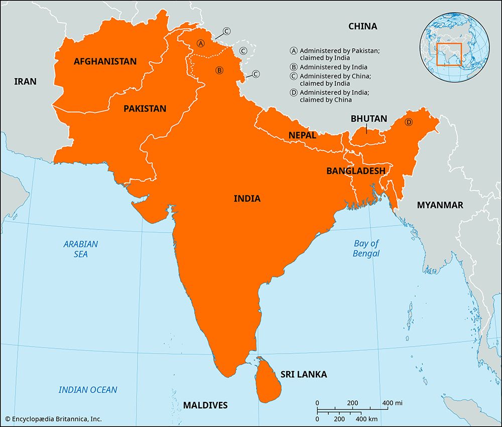 Indian subcontinent