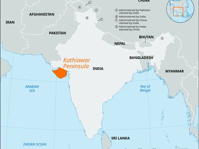 Kathiawar Peninsula