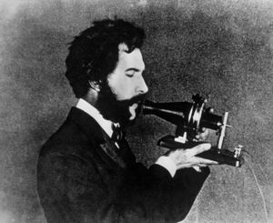 actor portraying Alexander Graham Bell