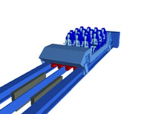 How electromagnets propel roller coasters to high speeds