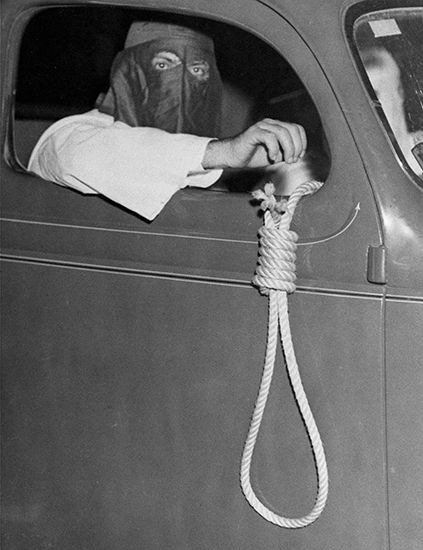 Ku Klux Klan: noose