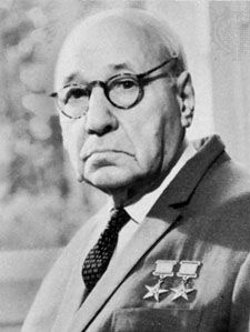 Andrey N. Tupolev, Soviet aircraft designer, 1968.