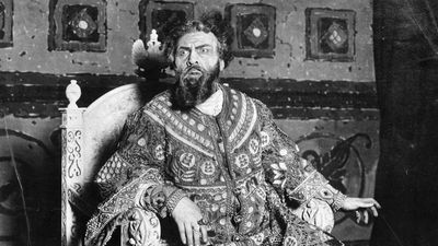 Feodor Ivanovich Chaliapin in Boris Godunov