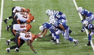 The Colts versus the Cincinnati