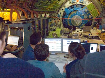 Data analysis at the Armstrong Flight Research Center in Palmdale, California