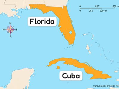 Florida and Cuba