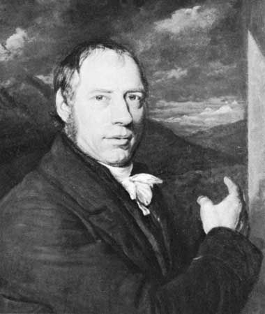 Richard Trevithick, detail of an oil painting by John Linnell, 1816; in the Science Museum, London.