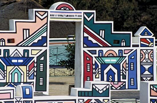Ndebele house