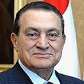 The President of the Republic Giorgio Napolitano at the Quirinale Palace (cropped out), shakes hands with the President of Egypt, Hosni Mubarak, Rome, Oct. 17, 2009. egypt protests 2011, protests in egypt 2011