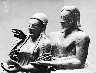 Sarcophagus of the Spouses in the Villa Giulia