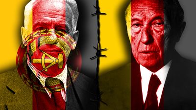East and West German armies during the Cold War