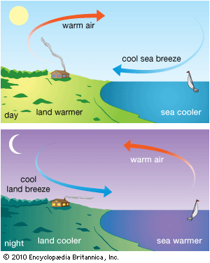 wind: land and sea breezes