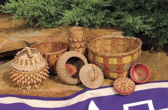Twenty-first-century Oneida basketry.