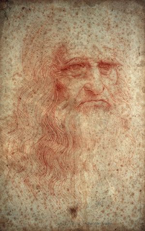 Leonardo da Vinci: self-portrait