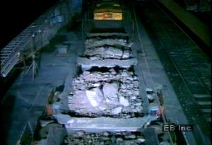 Study how iron ore is mined with explosives and crushed and concentrated with remote-controlled machines