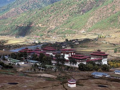 Thimpu, Bhutan: Tashi Chho monastery