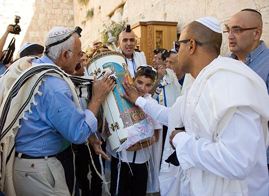 A bar mitzvah in Israel